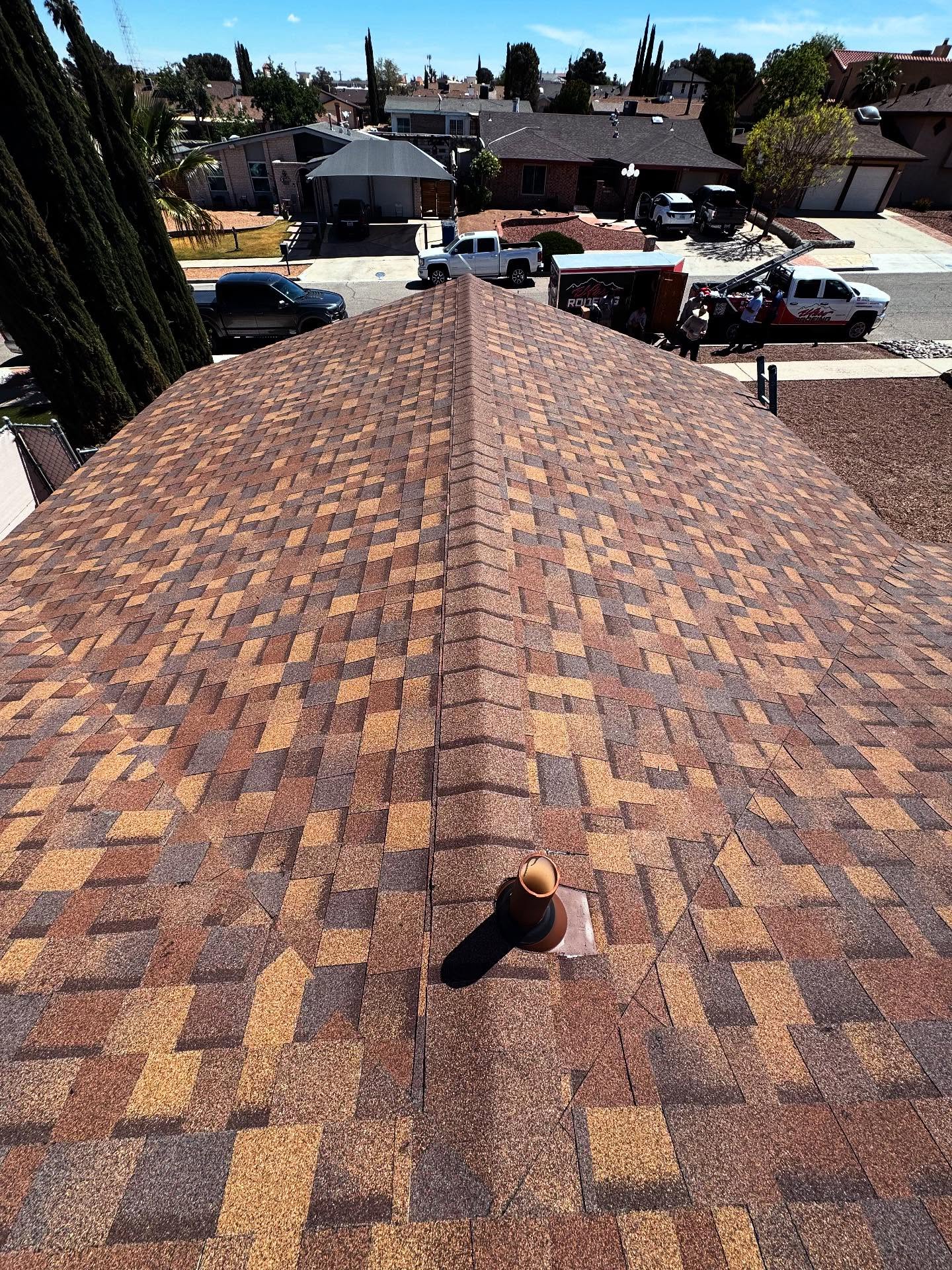 Commercial flat roof installation in El Paso TX