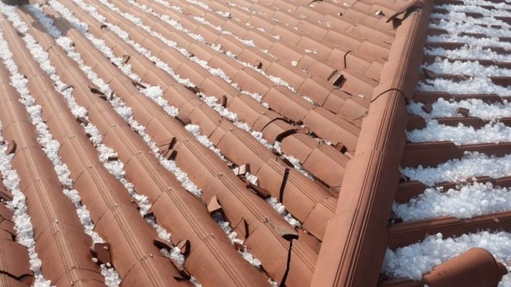 A Hail Damaged Roof Should Be Fixed Right Away