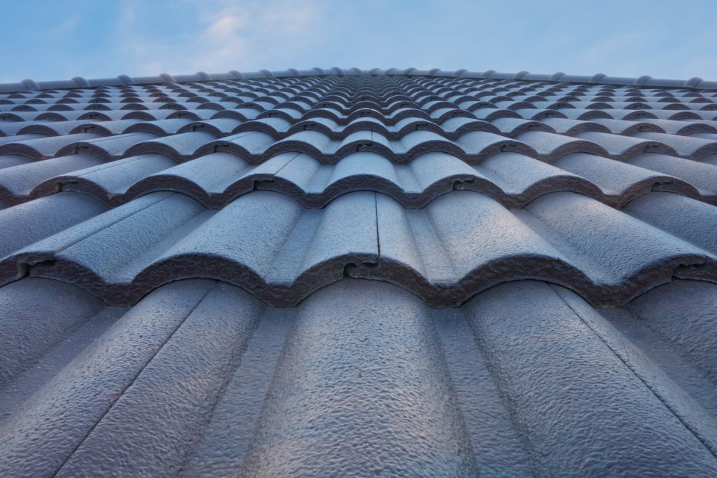 an up close shot of a shingle roofing system